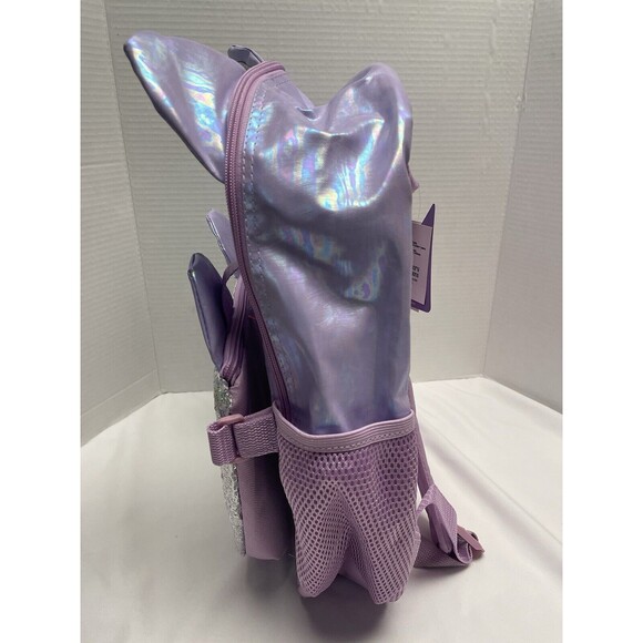 Girls 16" Laptop Backpack Booking with Lunch Bag 2-Piece Set, Purple Kitty New - Picture 5 of 16